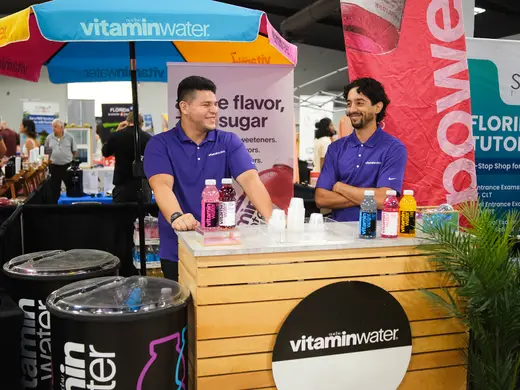Vendor activation at International Yoga Day Miami