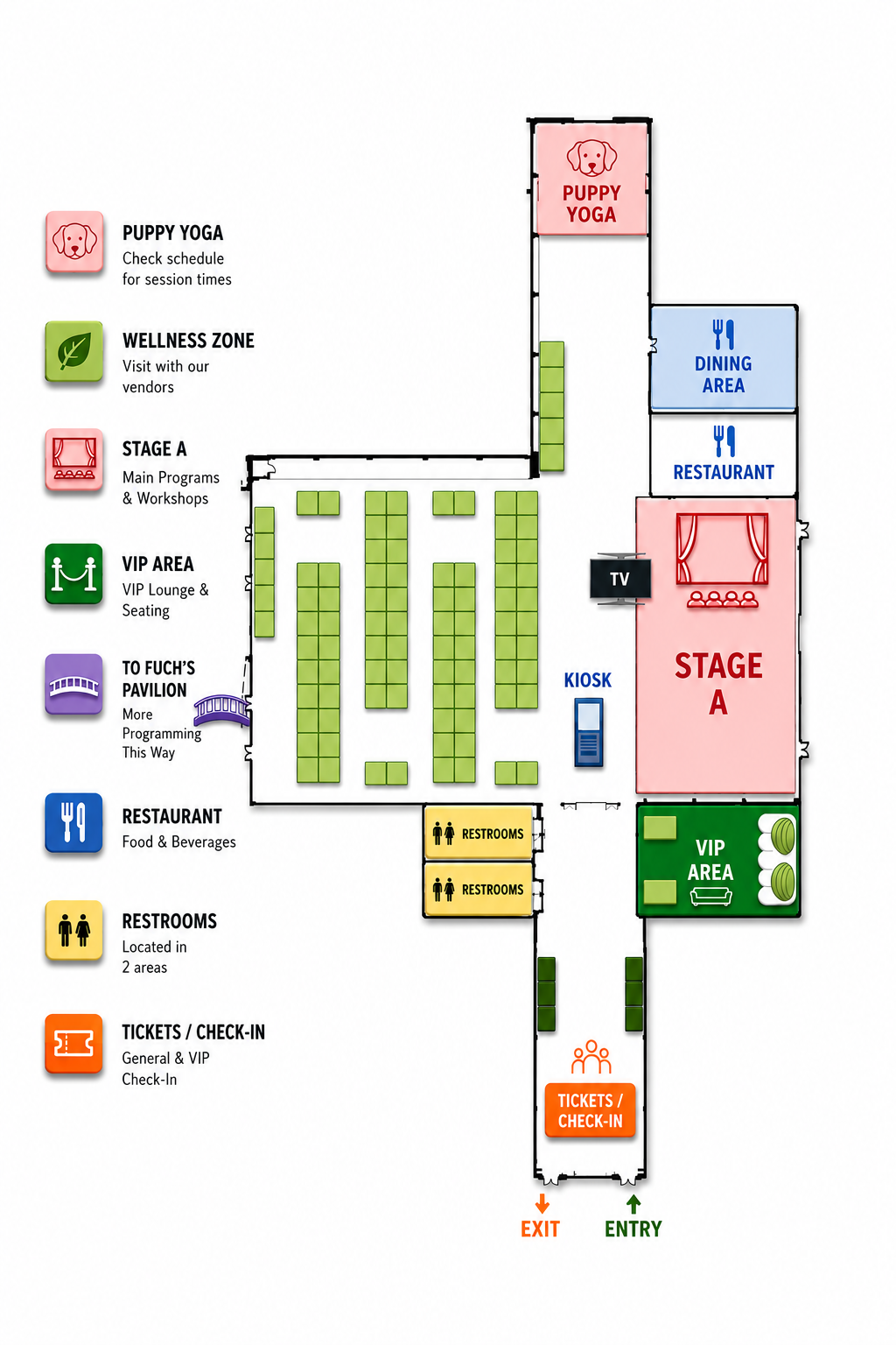 Arnold Hall map